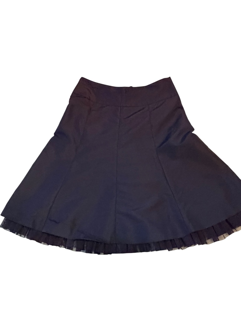 Classic MEXX Black A-Line Skirt with Tulle Hem